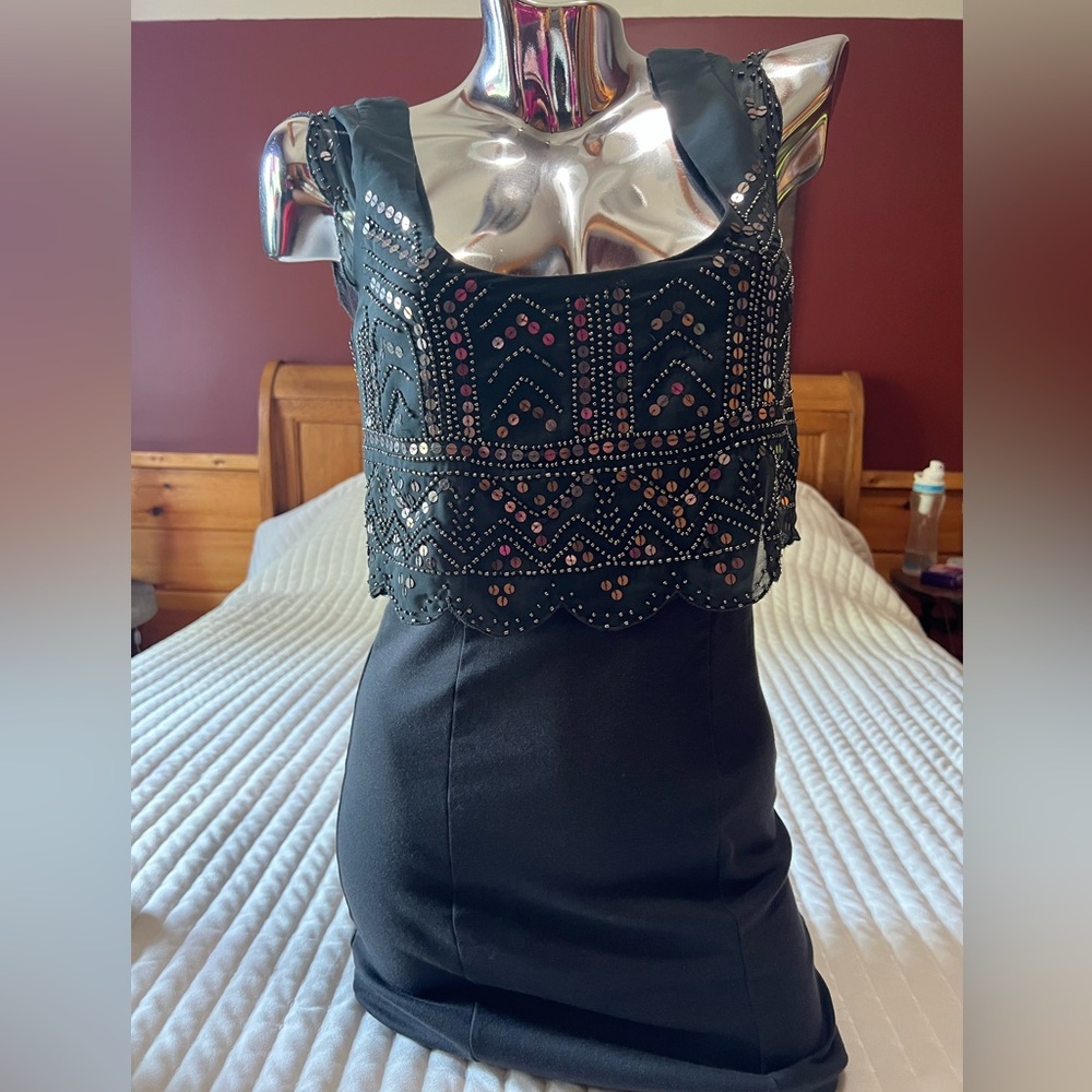 American Eagle NWOT beaded dress sz XS